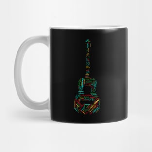 Guitar Grooves, Music's Heartbeat Mug